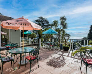 ourdoor terrace at orestone manor