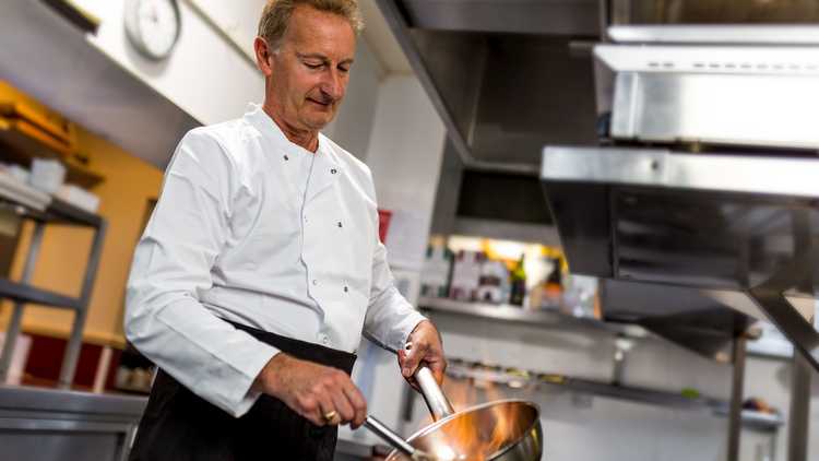 Neil D'allen head chef and owner Orestone Manor South Devon Neil D'allen head chef and owner Orestone Manor South Devon