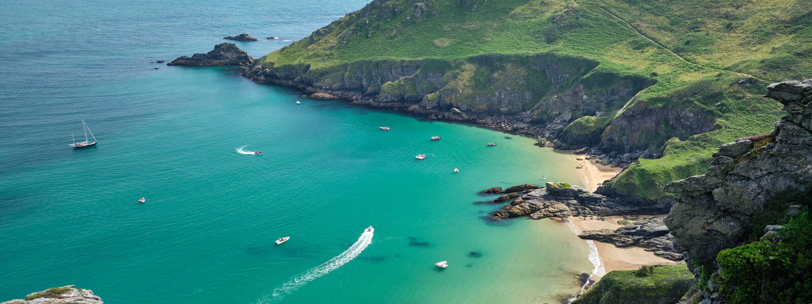 a view of salcombe in south devon